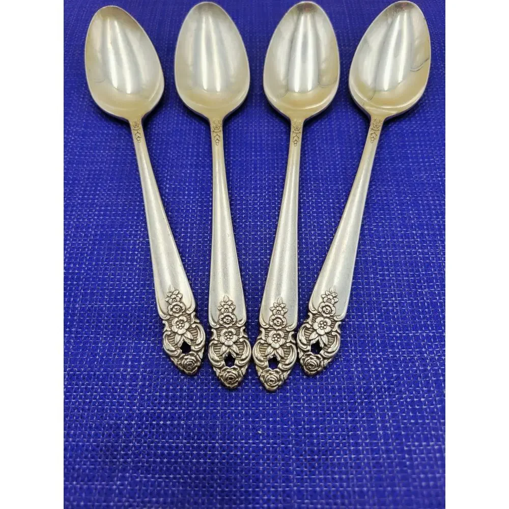 Oneida DISTINCTION Silverplate Prestige 1951 Silverplate Teaspoon Set of 4